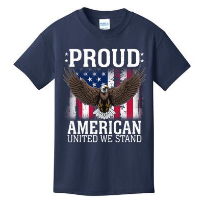 Proud American United We Stand Eagle Kids T-Shirt