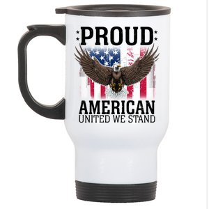 Proud American United We Stand Eagle Stainless Steel Travel Mug