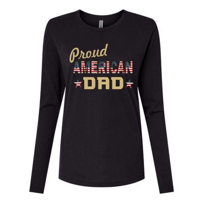 Proud Army Dad Womens Cotton Relaxed Long Sleeve T-Shirt