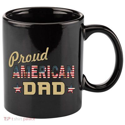 Proud Army Dad 11oz C Handle Ceramic Mug