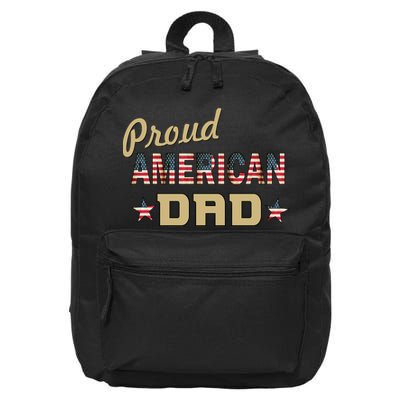 Proud Army Dad 16 in Basic Backpack