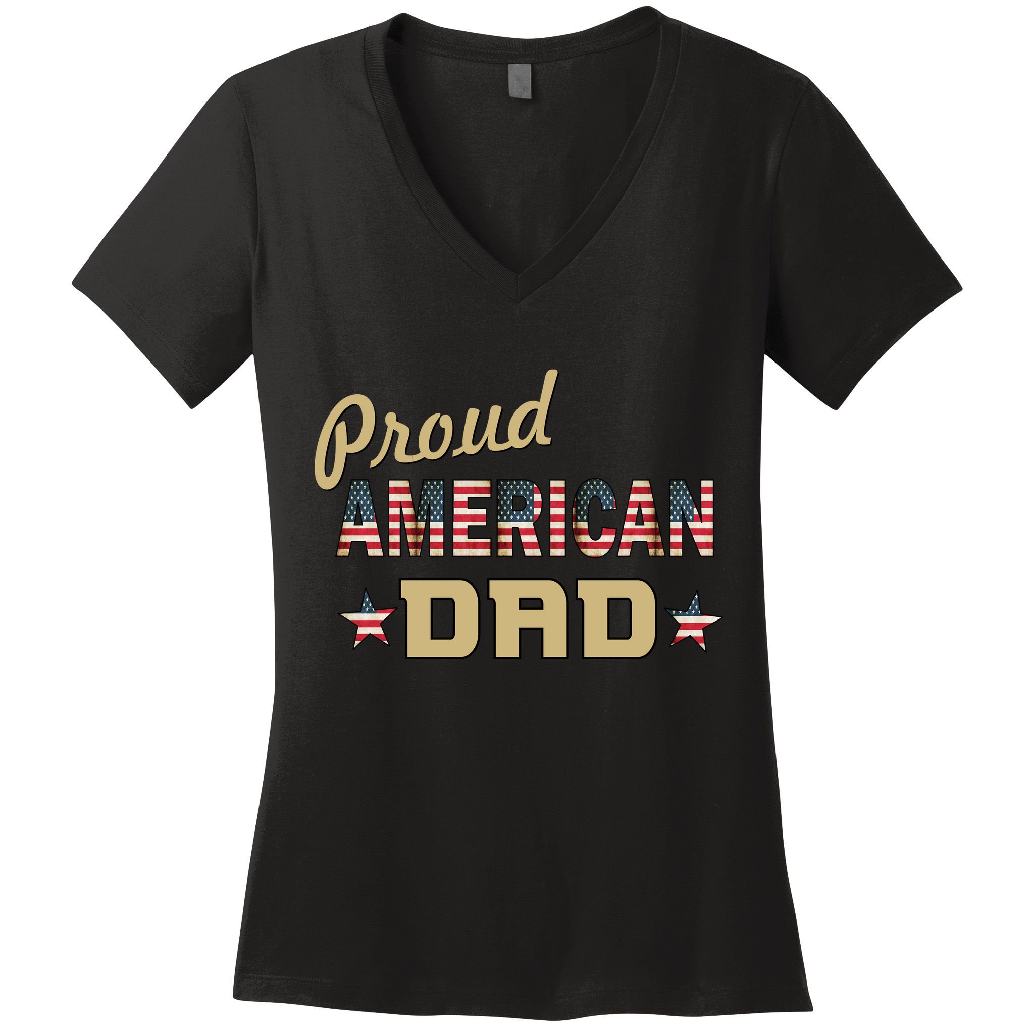 Proud Army Dad Women's V-Neck T-Shirt