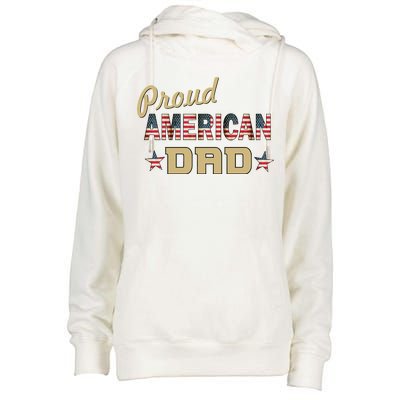 Proud Army Dad Womens Funnel Neck Pullover Hood