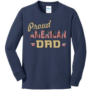 Proud Army Dad Kids Long Sleeve Shirt