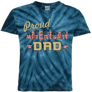 Proud Army Dad Kids Tie-Dye T-Shirt