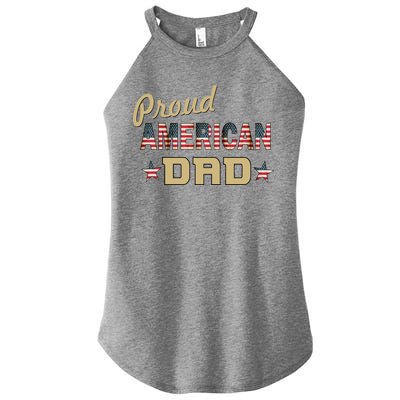 Proud Army Dad Women’s Perfect Tri Rocker Tank