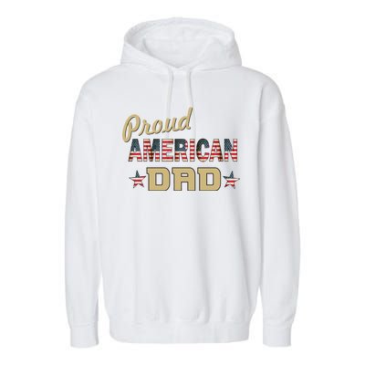 Proud Army Dad Garment-Dyed Fleece Hoodie