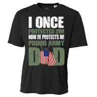 Proud Army Dad Of An American Soldier Cooling Performance Crew T-Shirt