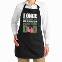 Proud Army Dad Of An American Soldier Apron