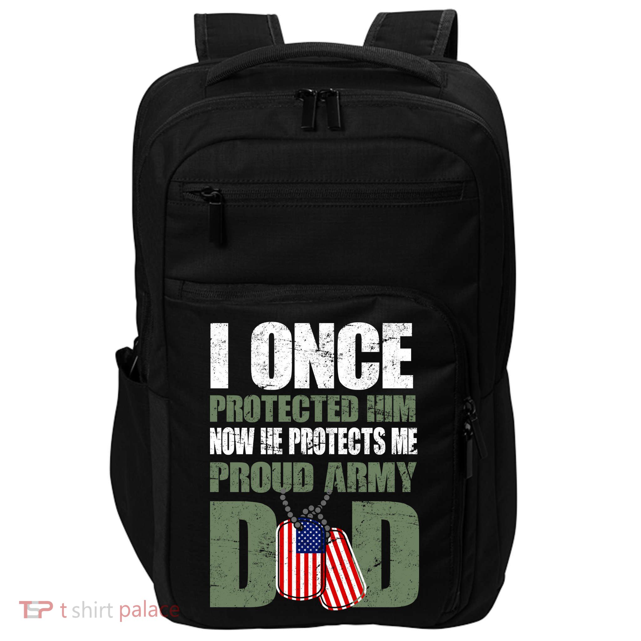 Proud Army Dad Of An American Soldier Impact Tech Backpack