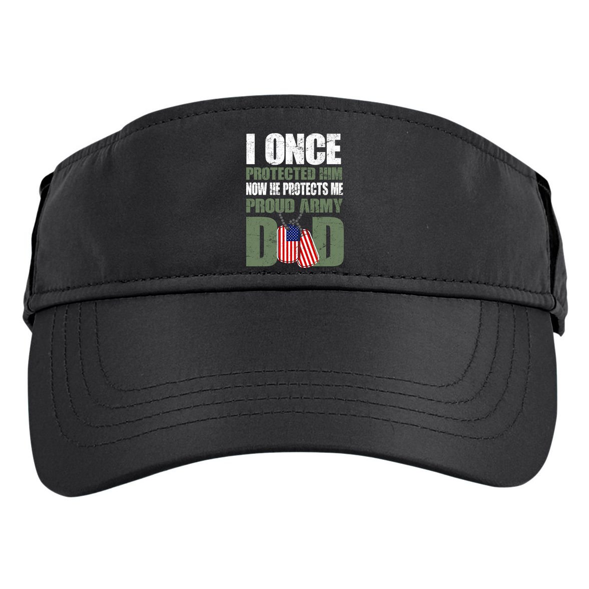 Proud Army Dad Of An American Soldier Adult Drive Performance Visor