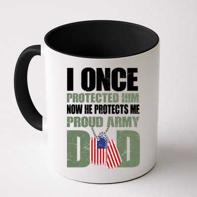 Proud Army Dad Of An American Soldier Mug