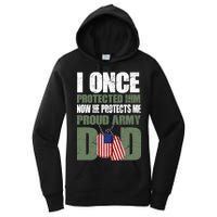 Proud Army Dad Of An American Soldier Women's Pullover Hoodie