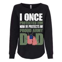 Proud Army Dad Of An American Soldier Womens California Wash Sweatshirt