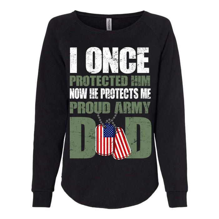 Proud Army Dad Of An American Soldier Womens California Wash Sweatshirt