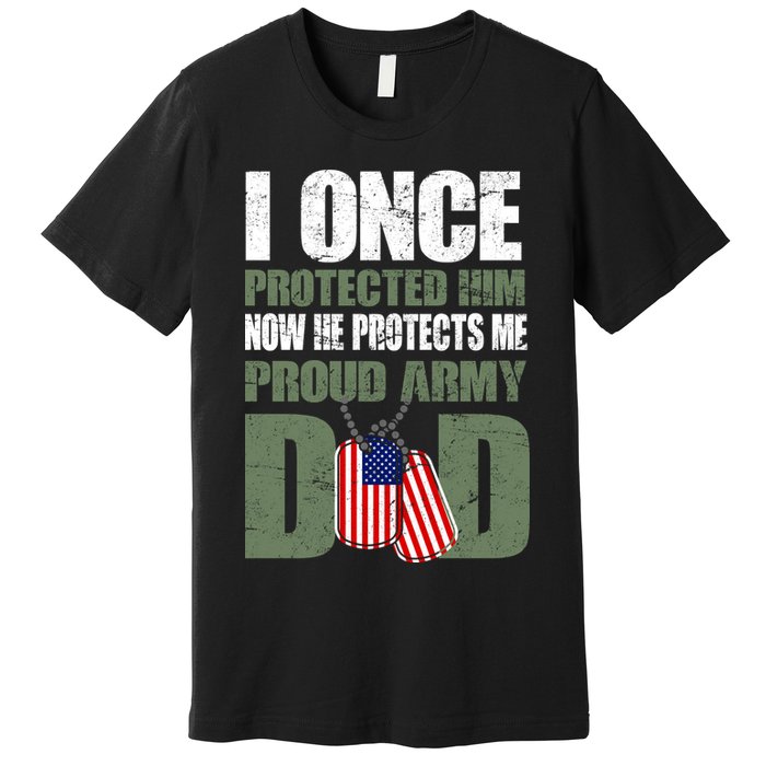Proud Army Dad Of An American Soldier Premium T-Shirt