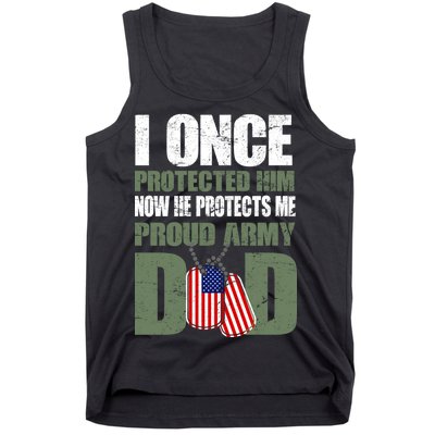 Proud Army Dad Of An American Soldier Tank Top