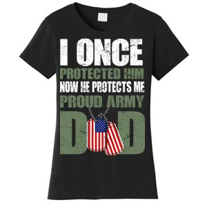 Proud Army Dad Of An American Soldier Women's T-Shirt