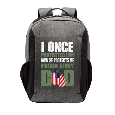 Proud Army Dad Of An American Soldier Vector Backpack