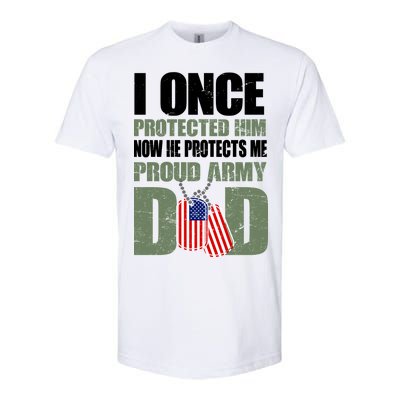 Proud Army Dad Of An American Soldier Softstyle CVC T-Shirt