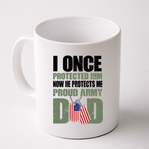 Proud Army Dad Of An American Soldier Coffee Mug