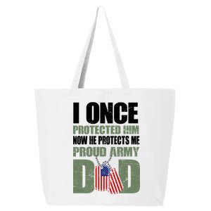 Proud Army Dad Of An American Soldier 25L Jumbo Tote