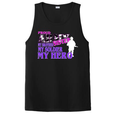 Proud Army Sister My Brother Soldier Hero PosiCharge Competitor Tank