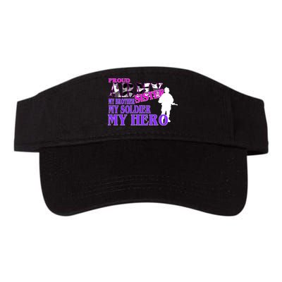 Proud Army Sister My Brother Soldier Hero Visor