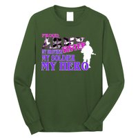 Proud Army Sister My Brother Soldier Hero Long Sleeve Shirt