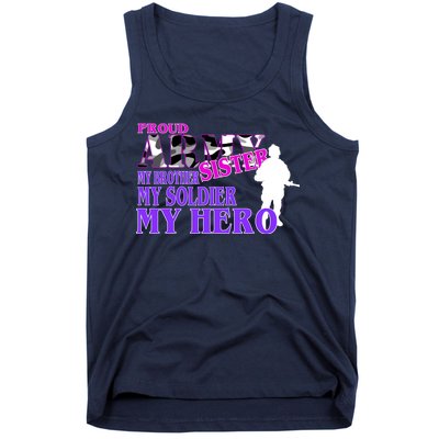 Proud Army Sister My Brother Soldier Hero Tank Top