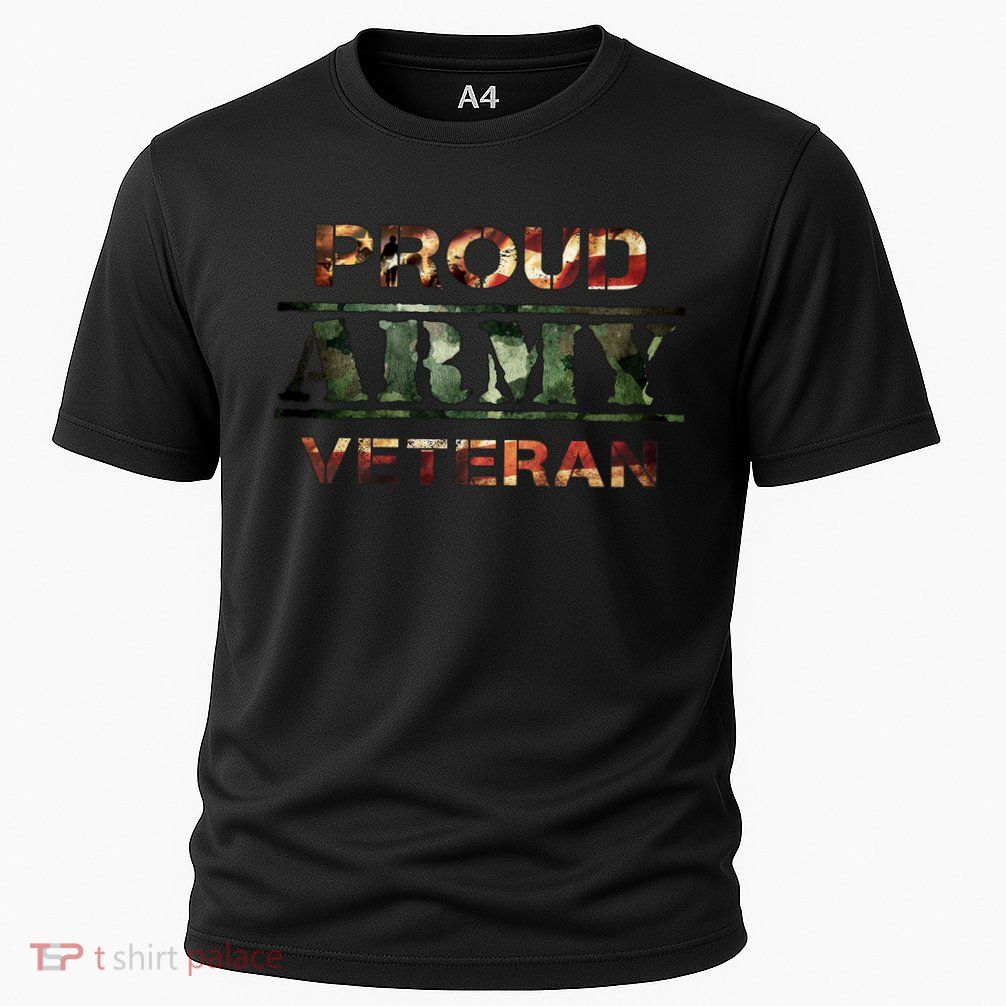 Proud Army Veteran Cooling Performance Crew T-Shirt