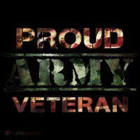 Proud Army Veteran Button