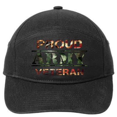 Proud Army Veteran 7-Panel Snapback Hat