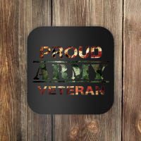 Proud Army Veteran Coaster