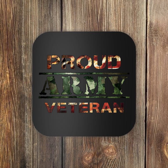 Proud Army Veteran Coaster