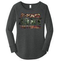 Proud Army Veteran Women's Perfect Tri Tunic Long Sleeve Shirt