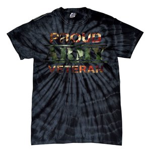 Proud Army Veteran Tie-Dye T-Shirt