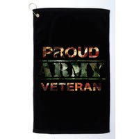 Proud Army Veteran Golf Towel