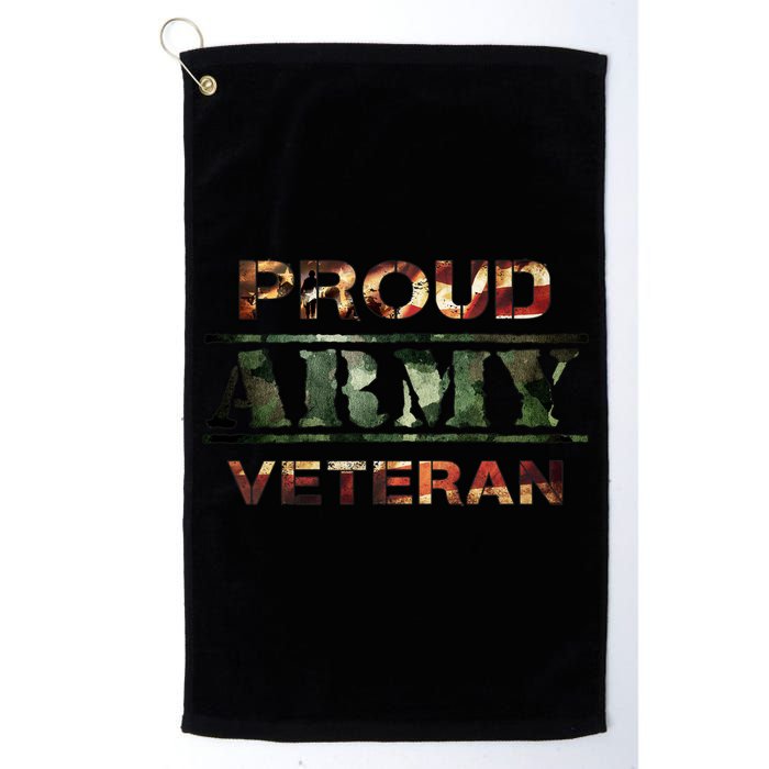 Proud Army Veteran Golf Towel
