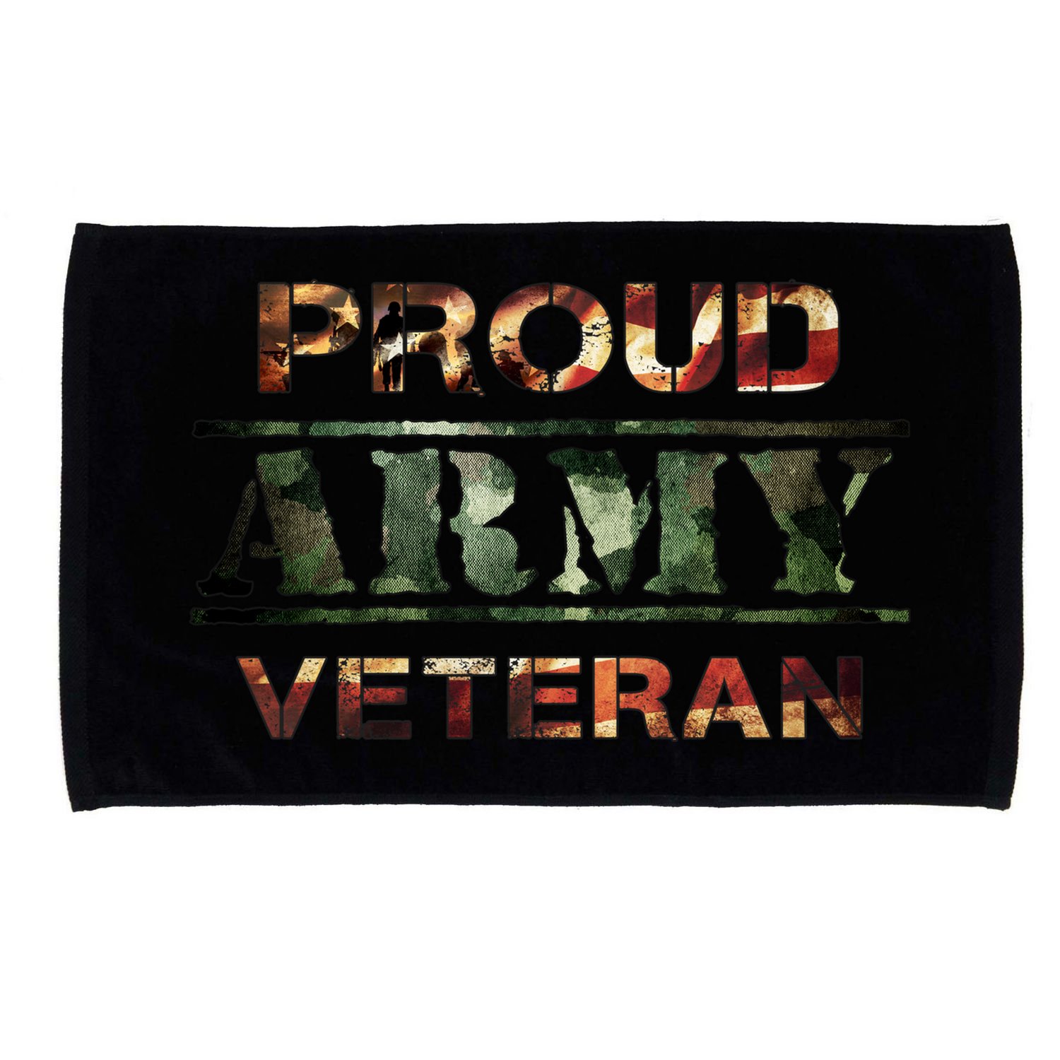 Proud Army Veteran Microfiber Hand Towel