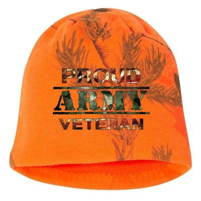 Proud Army Veteran Kati - Camo Knit Beanie