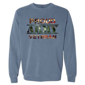 Proud Army Veteran Garment-Dyed Sweatshirt