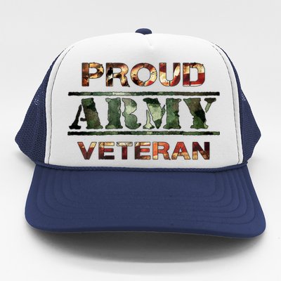 Proud Army Veteran Trucker Hat