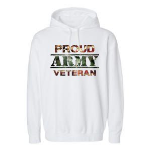 Proud Army Veteran Garment-Dyed Fleece Hoodie