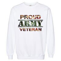Proud Army Veteran Garment-Dyed Sweatshirt