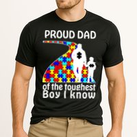 Proud Autism Dad Of The Toughest Boy I Know Cooling Performance Crew T-Shirt