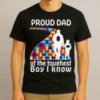 Proud Autism Dad Of The Toughest Boy I Know T-Shirt