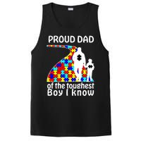 Proud Autism Dad Of The Toughest Boy I Know PosiCharge Competitor Tank