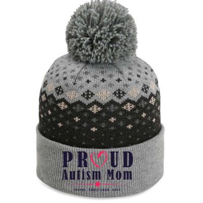 Proud Autism Mom Accept Understand Love The Baniff Cuffed Pom Beanie