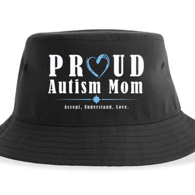 Proud Autism Mom Accept Understand Love Sustainable Bucket Hat